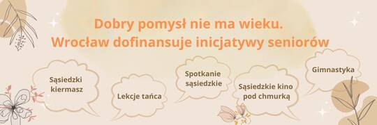 Dobry pomysł nie ma wieku. Wrocław dofinansuje inicjatywy seniorów