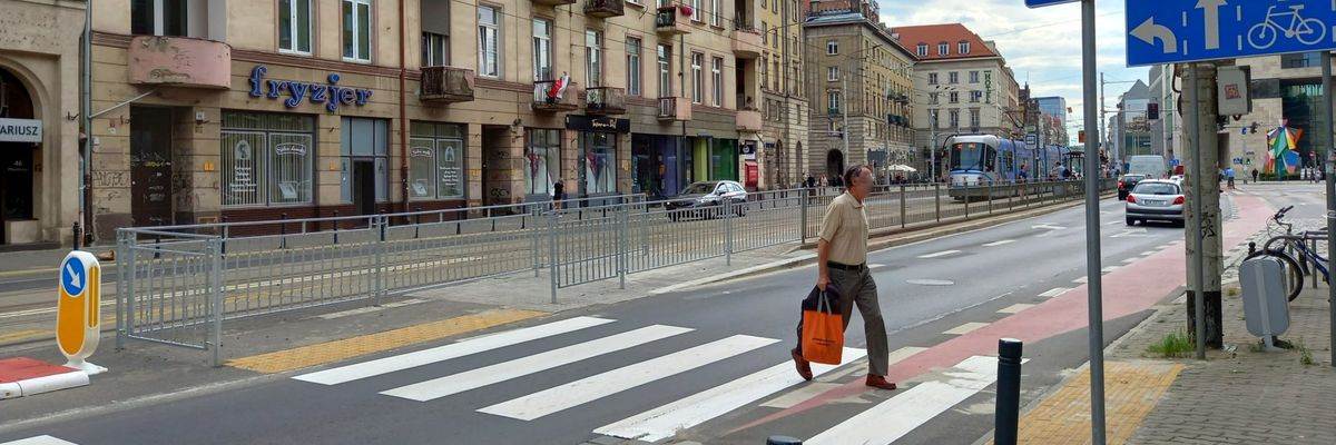 W centrum Wrocławia powstało nowe przejście dla pieszych [ZDJĘCIA]
