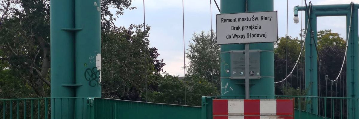 Wrocław: Rusza remont mostu św. Klary