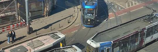 Wrocław: Ruszają remonty torowisk na Świdnickiej i Teatralnej. Tak od weekendu pojadą tramwaje
