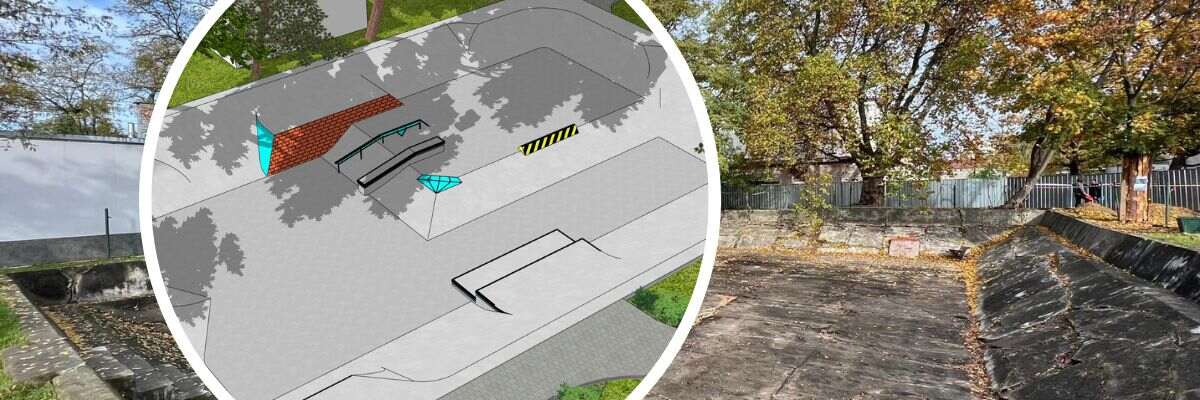 We Wrocławiu powstaje skatepark za 2,7 mln zł. Budowa właśnie ruszyła [ZDJĘCIA, WIZUALIZACJE]