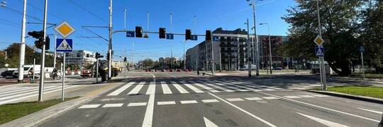 Koniec prac na skrzyżowaniu Jagiełły i Dmowskiego. Kierowcy odetchną z ulgą