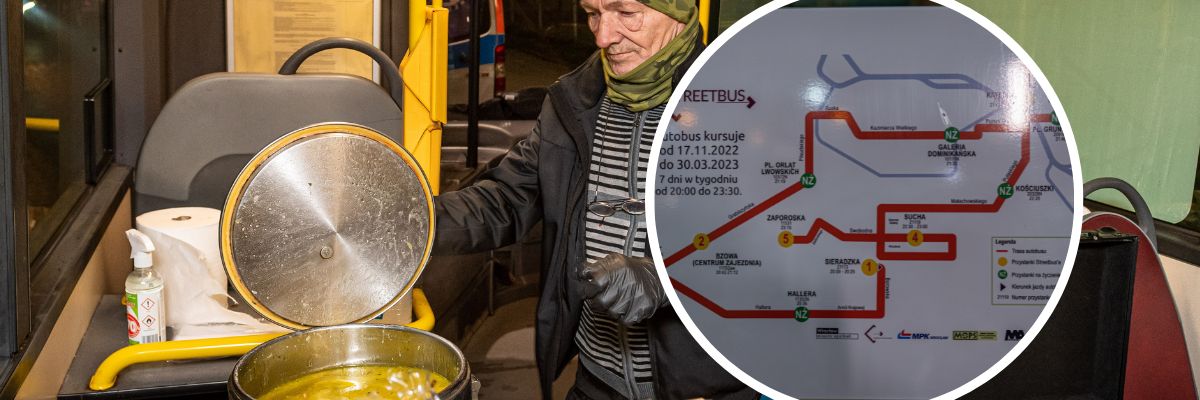 Streetbus wrócił do Wrocławia. Autobus z zupą dla bezdomnych już kursuje [TRASA, ZDJĘCIA]