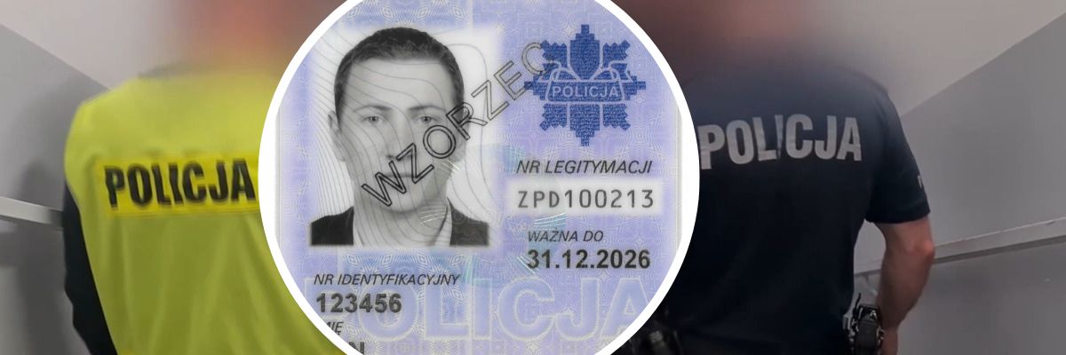 Od 1 stycznia policjanci mają nowe legitymacje. Tak odróżnisz prawdziwego policjanta od przebierańca [WZÓR]
