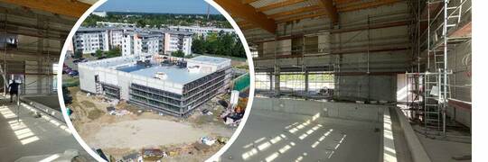 We Wrocławiu powstaje nowy Aquapark. Na budowie już kładą kafle [NOWE ZDJĘCIA]