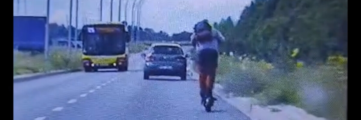 Wrocław: Policyjna grupa SPEED złapała „pirata drogowego” na hulajnodze. Jechał 54 km/h [WIDEO]