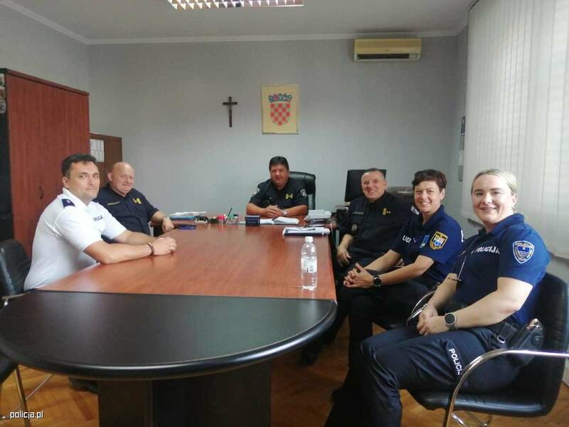 Polscy policjanci w Chorwacji / fot. policja.pl