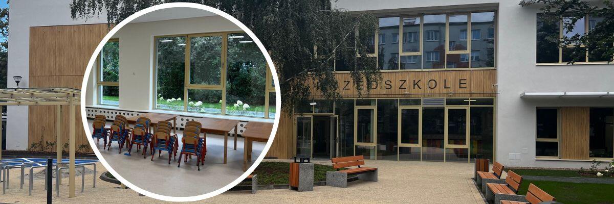 Nowe przedszkole przy Hallera szykuje się na przyjęcie dzieci. W środku są już szafki i stoliki [ZDJĘCIA]