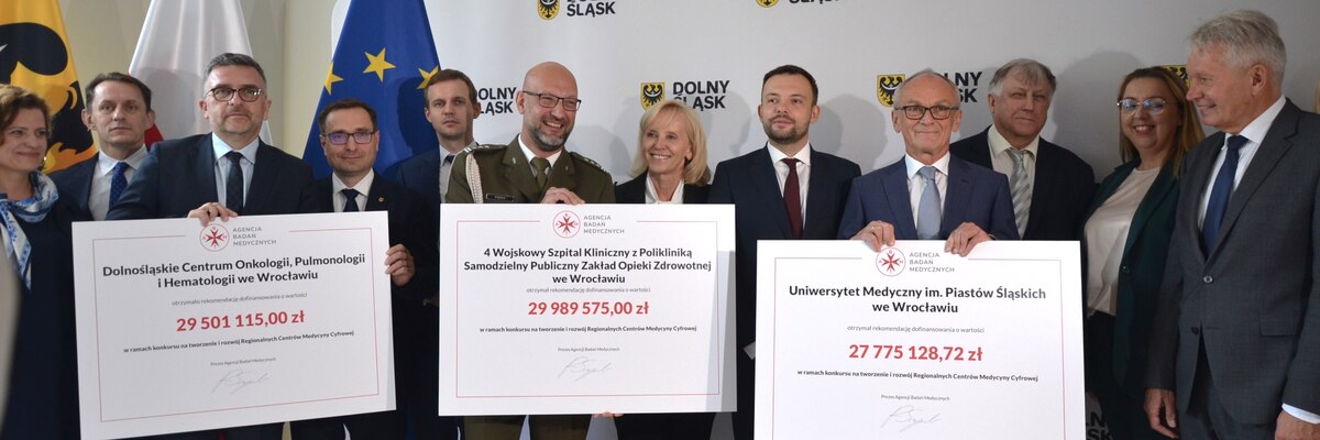 Trzy wrocławskie szpital w programie utworzenia Regionalnych Centrów Medycyny Cyfrowej