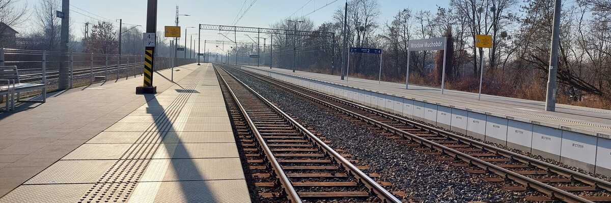 PKP buduje nowy przystanek kolejowy na linii Wrocław – Legnica