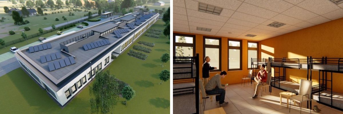 We Wrocławiu powstaje nowy ośrodek dla bezdomnych za 10 mln zł. Obiekt zaopiekuje się 80 osobami [WIZUALIZACJE]