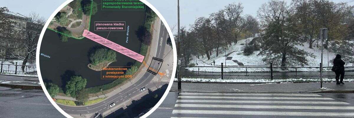 Wrocław: Będzie nowa kładka nad Fosą. Miasto ogłosiło już przetarg [ZDJĘCIA]