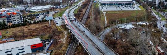 Wrocław: Zwężenie na al. Jana III Sobieskiego. Dźwigar więcej nie udźwignie