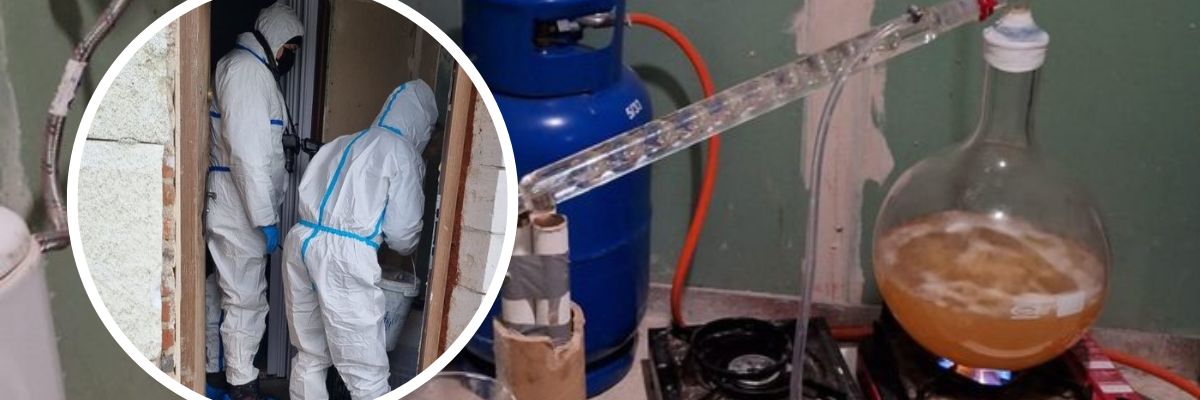 Laboratorium amfetaminy pod Wrocławiem. Zobacz, jak wygląda nielegalna fabryka narkotyków [ZDJĘCIA]