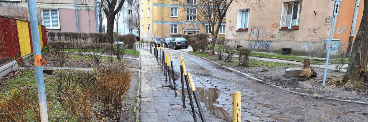 Trwa remont pieszego łącznika w centrum Wrocławia. Będzie zmiana dla kierowców [ZDJĘCIA]