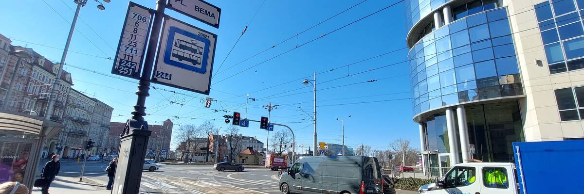 Koniec utrudnień na pl. Grunwaldzkim i Bema. MPK kończy serię remontów