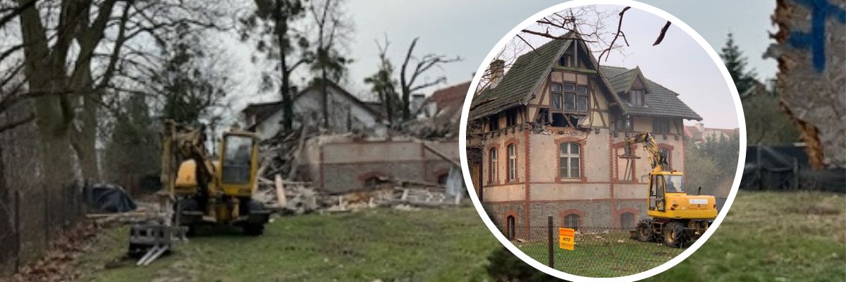 Jest prokuratorskie śledztwo ws. willi przy Kasprowicza 23. Maksymalna kara to 8 lat więzienia