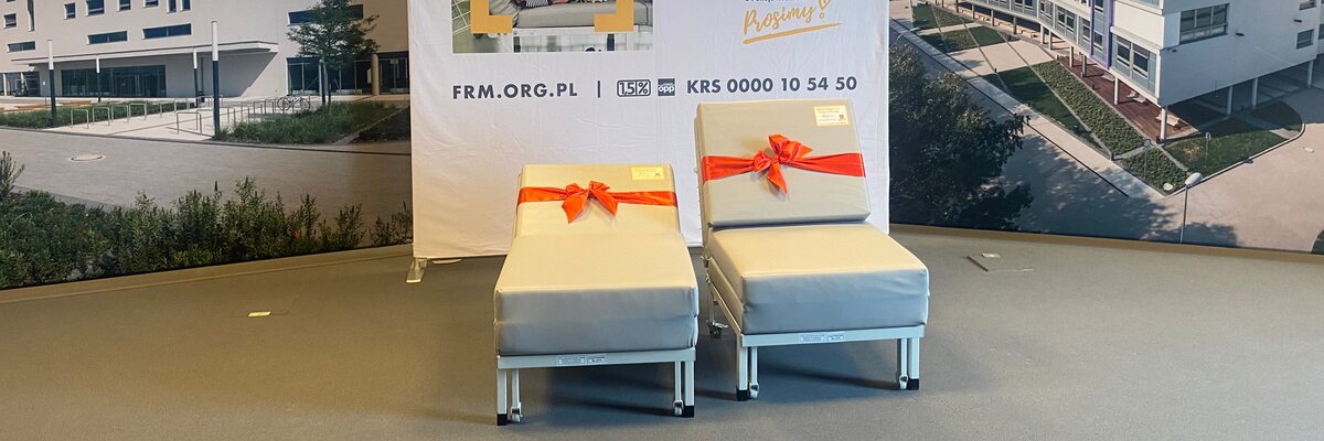 Wrocławski szpital dostał 21 łóżek dla rodziców małych pacjentów