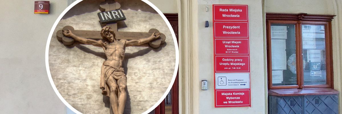Rada miejska poparła pomył Lewicy i wzywa Jacka Sutryka do zdejmowania krzyży w ratuszu