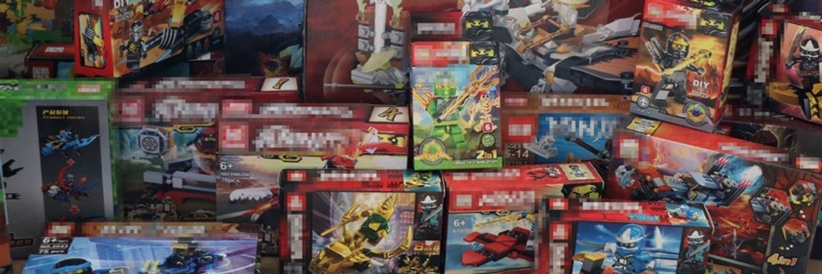 Policja przejęła podróbki klocków Lego. Właścicielowi grozi więzienie [ZDJĘCIA]