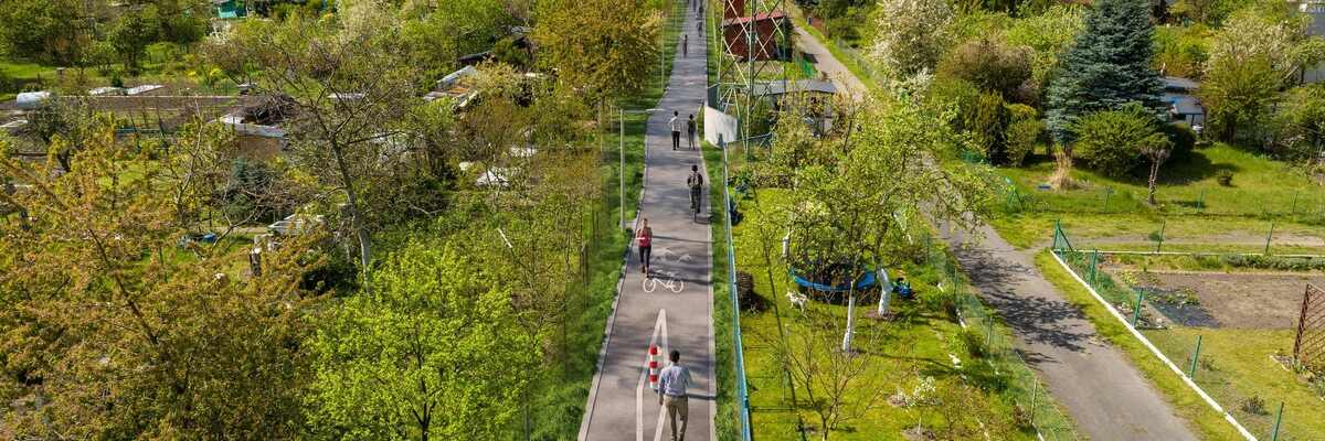 Rusza budowa nowego ciągu pieszo-rowerowego na Muchoborze. Dojedziemy nim do nowej kładki