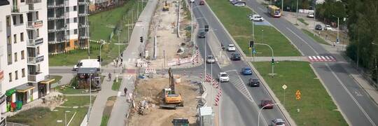 Budowa TAT na Jagodno. Wykonawca jest na półmetku robót [ZDJĘCIA]