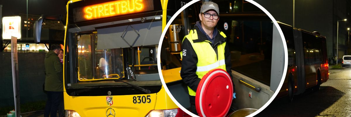 Streetbus wrócił. Autobus z pomocą dla bezdomnych znów jeździ po Wrocławiu [TRASA]