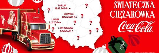 Świąteczna ciężarówka Coca-Coli wreszcie odwiedzi Wrocław!