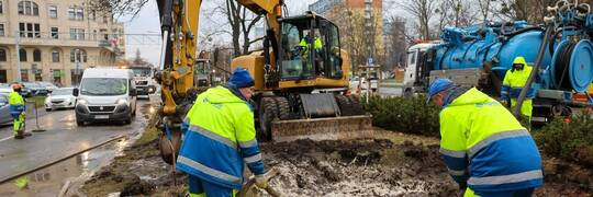 Wrocław: Awaria na Zaporoskiej. Pracownicy wodociągów będą ją naprawiać także w Wigilię