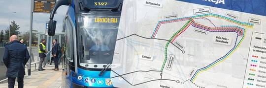 Tędy ma pojechać tramwaj na Psie Pole. Wybrano dwa warianty trasy! [MAPA]