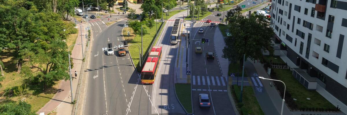 Wrocław: Wydzielona trasa na Jagodno już od Bardzkiej. Miasto podpisało właśnie umowę