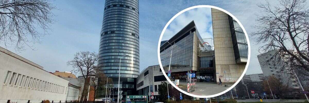 [PRIMA APRILIS] Rozbiórka Arkad Wrocławskich. Pomylili budynki, wyburzyli ścianę w Sky Towerze