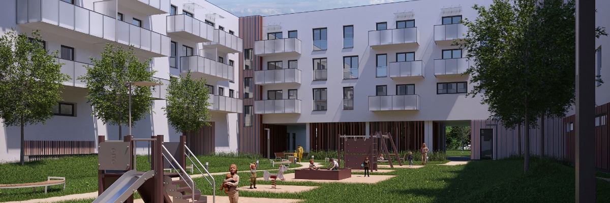 Wrocławskie TBS dostało pozwolenie na budowę 149 gminnych mieszkań na wynajem [WIZUALIZACJE]