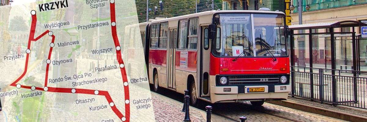 Linia 113 w sobotę pojedzie po trasie z 1955 roku. Obsługiwać będzie ją Ikarusów