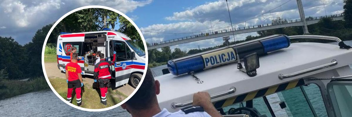 Wrocław: 36-latek przyłapany na kradzieży roweru wskoczył do Odry. Omal się nie utopił