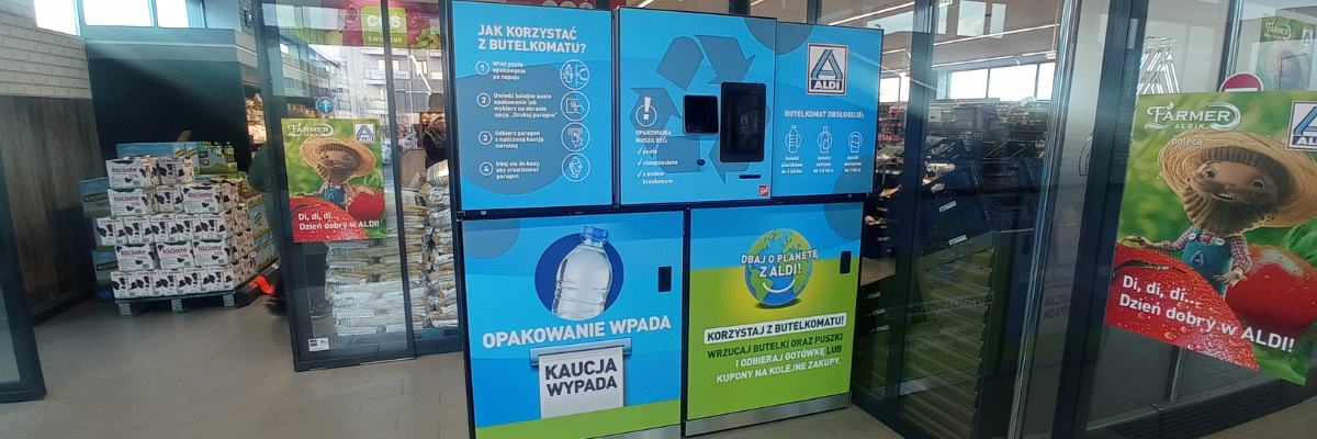 System kaucyjny w Polsce coraz bliżej. ALDI uruchamia butelkomaty, ale za ułamek ceny urzędowej