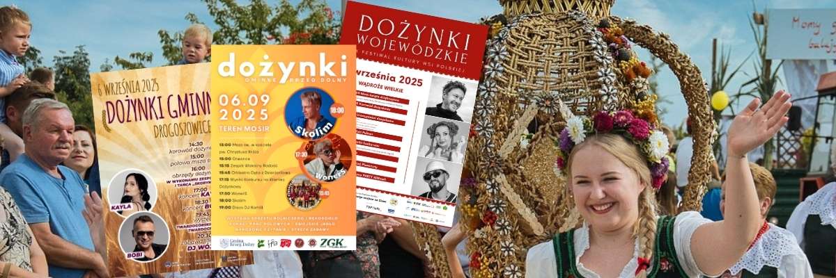 Dożynki koło Wrocławia także we wrześniu 2025. Gdzie w ten weekend dożynki na Dolnym Śląsku? [6-7.09.2025]
