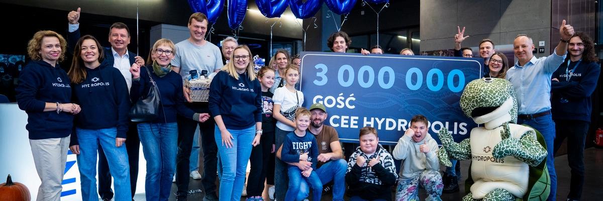 Już 3 miliony osób odwiedziło wrocławskie Hydropolis
