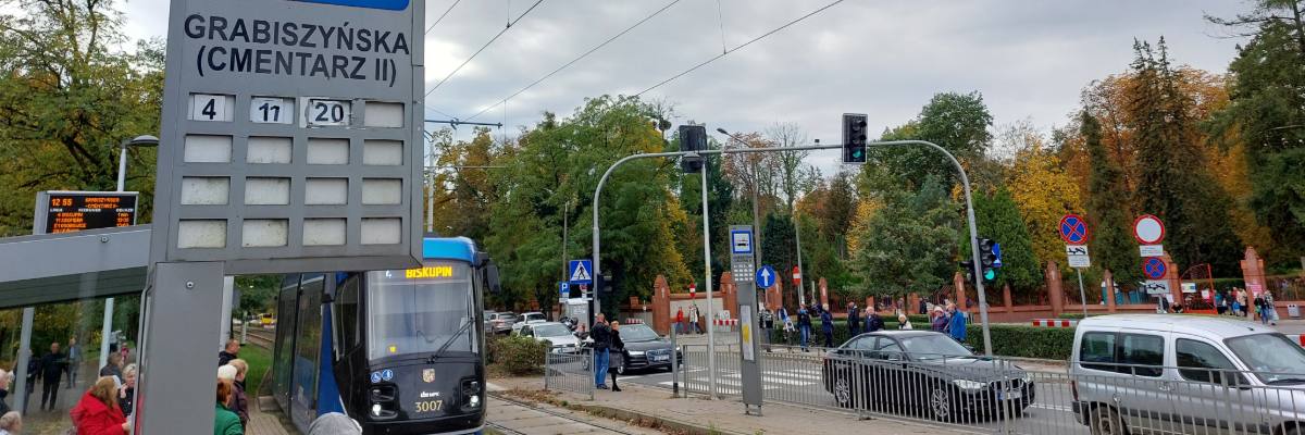 Wrocław: MPK na Wszystkich Świętych. Jak jeżdżą linie specjalne na cmentarze? [TRASY]
