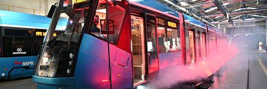 Pierwsza Škoda 19T po remoncie wróciła do Wrocławia [ZDJĘCIA]