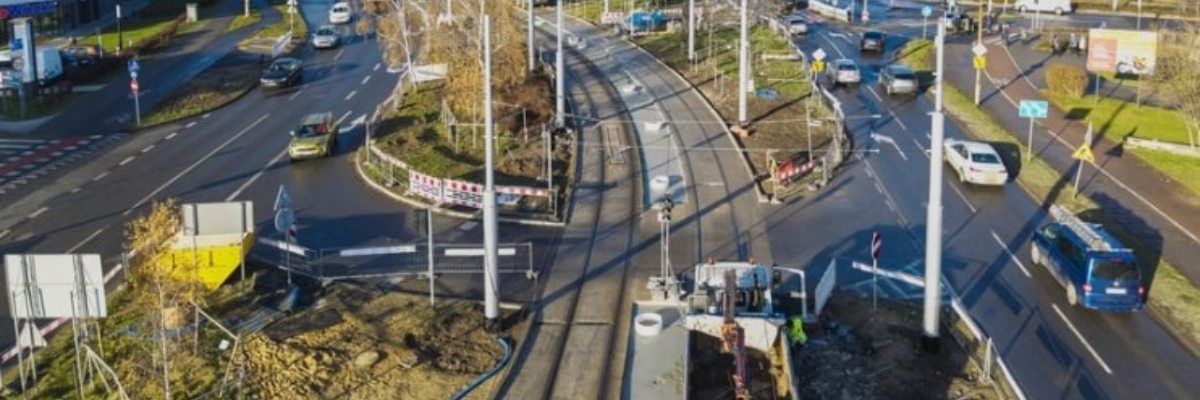 Budowa TAT na Bardzkiej przyspieszyła. W przyszłym tygodniu tramwaje wrócą na Tarnogaj