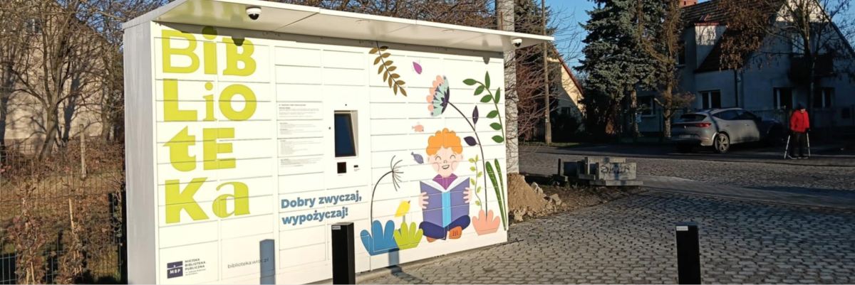 Kolejny książkomat we Wrocławiu. Stanął w Parku Literackim