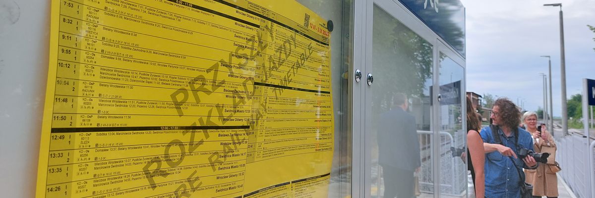 W niedzielę start połączenia Wrocław – Sobótka – Świdnica. O której pociąg do Sobótki? [12.06.2022]