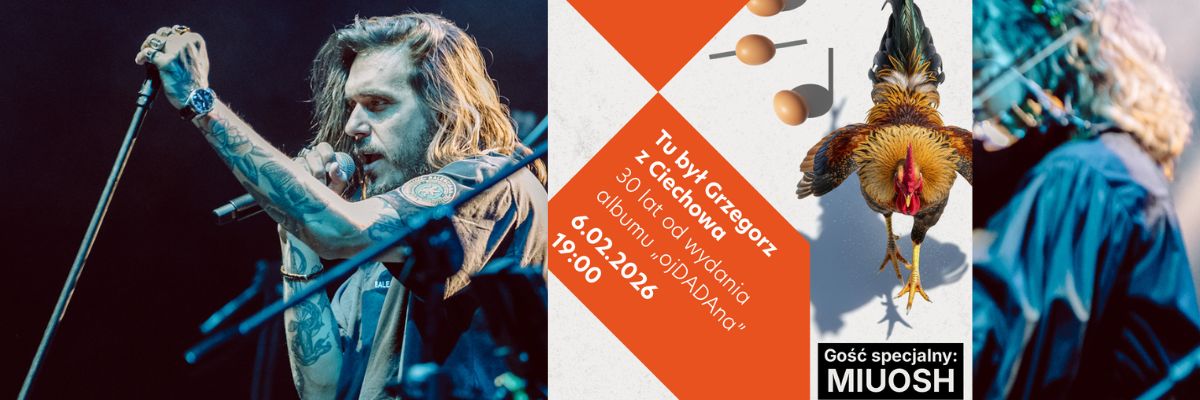 We Wrocławiu odbędzie się jubileuszowy koncert z okazji 30-lecia płyty „ojDADAna” Grzegorza Ciechowskiego
