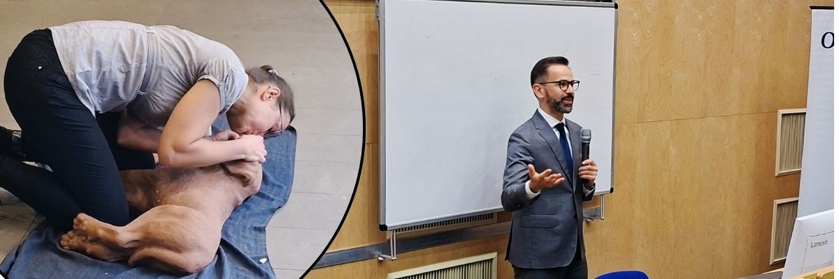 Uczyli się udzielać pierwszej pomocy zwierzętom