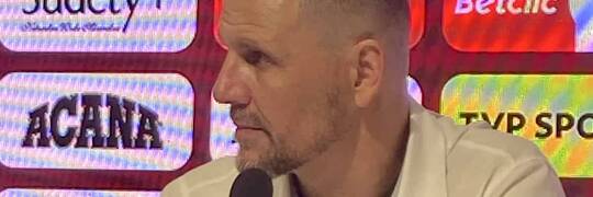 Trener Ante Simundza i Michał Szromnik przed Górnik - Śląsk