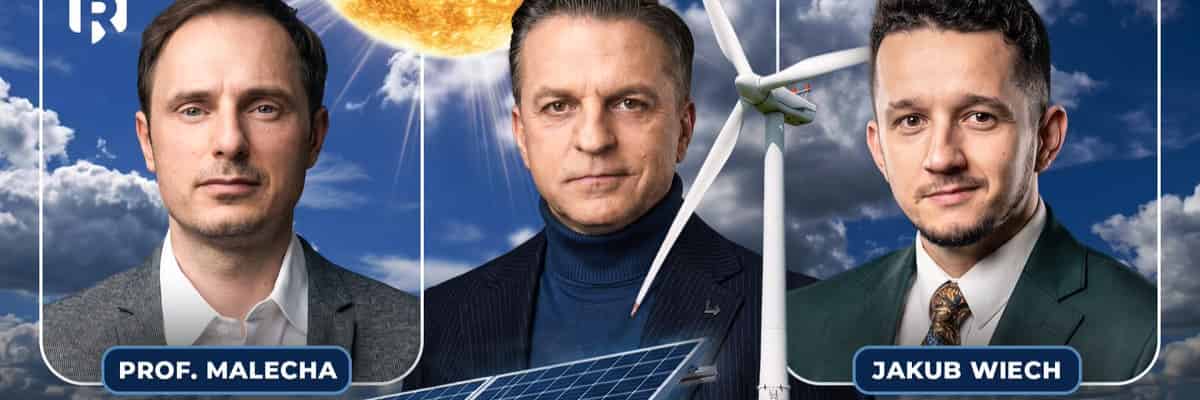 Głośna debata wrocławskiego profesora Ziemowita Malechy z Jakubem Wiechem u red. Rymanowskiego. Odnawialne źródła energii w ogniu krytyki. Czy OZE zniszczą polską gospodarkę?