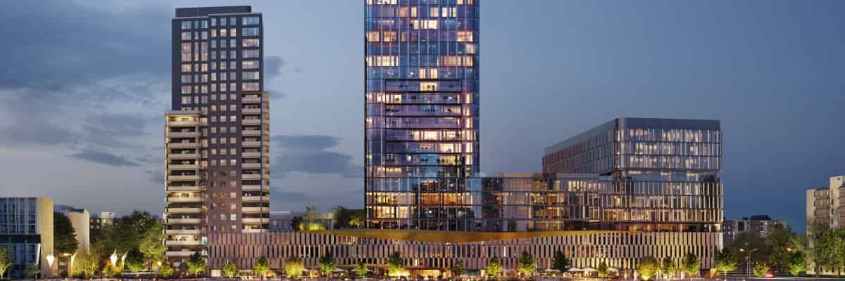 Rewitalizacja przy Quorum Tower trwa