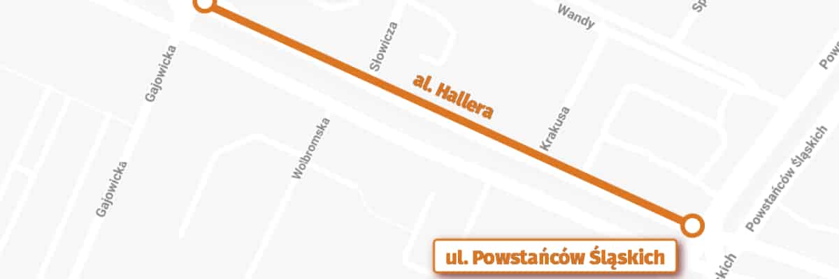 Remont al. Hallera i ul. Klecińskiej. Prace przeniosą się na jezdnie