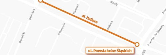 Remont al. Hallera i ul. Klecińskiej. Prace przeniosą się na jezdnie
